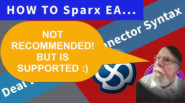 Sparx EA Strict Connector Syntax (e10)
