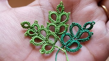 Shuttle tatting pattern #9