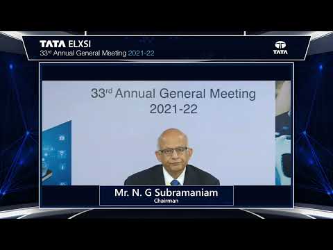 Tata Elxsi 33rd Annual General Meeting 23rd June 2022