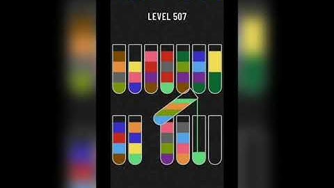 Water sort puzzle level 507