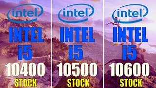 CORE i5 10400 vs CORE i5 10500 vs CORE i5 10600 || 18 PC GAMES TEST ||