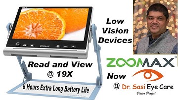 LOW VISION READING DEVICE NOW IN DR.SASI EYE CARE || OCR READING DEVICE || 19X ZOOM