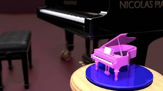 🎹 Passacaglia - Music Box - 3D CG Animation #b3d #animation 🎹