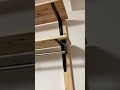 Use the L shelf brackets to create a coat rack #vadania #brackets