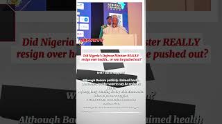 Was insecurity the cause or political rivalry The truth behind Badaru’s sudden exit! #news #aroyetv