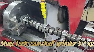 Shop Tech: Camshaft grinder set-up and Grinding a Billet Fe Ford Roller Cam