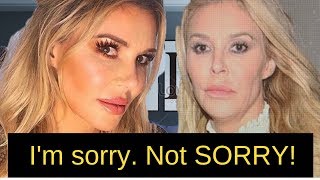 Brandi Glanville RHOBH drunk in public and is ashamed but NOT ashamed on instagram!