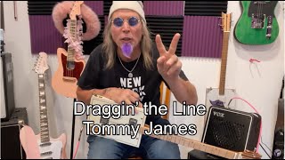 Draggin The Line Tommy James Easy Beginner 2 Chord 1 Finger Lesson For 3 String Cigar Box Guitar