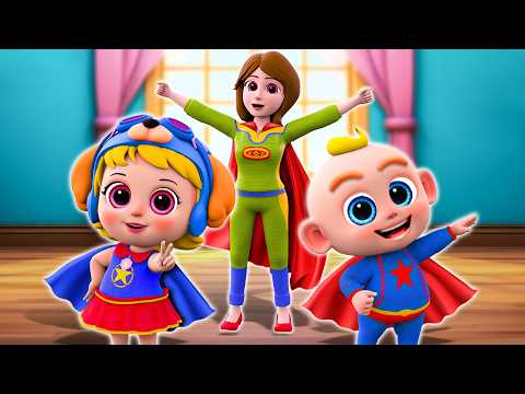 My Mom Is a Superhero! 🦸‍♀️ Super Mom Saves Baby ❤️ Kids Songs & Nursery Rhymes | PIB World