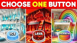 Choose One Button...! Ice, Lava or Rainbow Edition ❄🔥🌈 How Lucky Are You? 😱  screenshot 4
