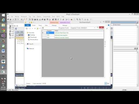 Splitting large uniPaaS/magic applications into components in .NET