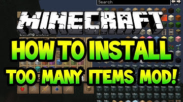 How To Install Too Many Items Mod For Minecraft 1.7.10 (Download)
