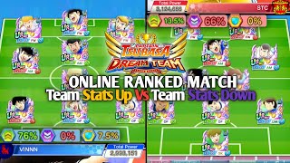 Captain Tsubasa Dream Team | Team Stats Up VS Team stats Down [Ranked Macth] Mood #2