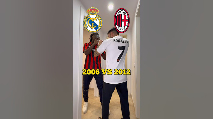 REAL MADRID 2012 VS AC MILAN 2006 (Comparando Plantillas) #realmadridfans #rossoneri #ronaldofans
