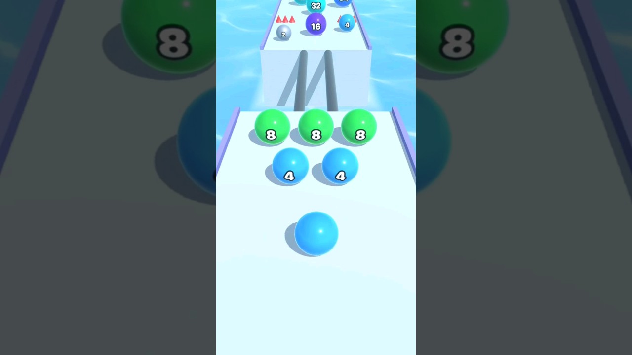 Ball run merge 2048 | Ball run Gameplay (Android, iOS #11) 🎉