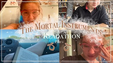 My FIRST TIME Reading the Mortal Instruments?? | Reading Vlog | Mortal Instruments books 1-3
