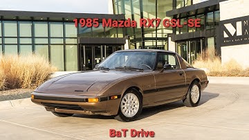 1985 Mazda RX-7 GSL-SE Bring a Trailer Driving Video