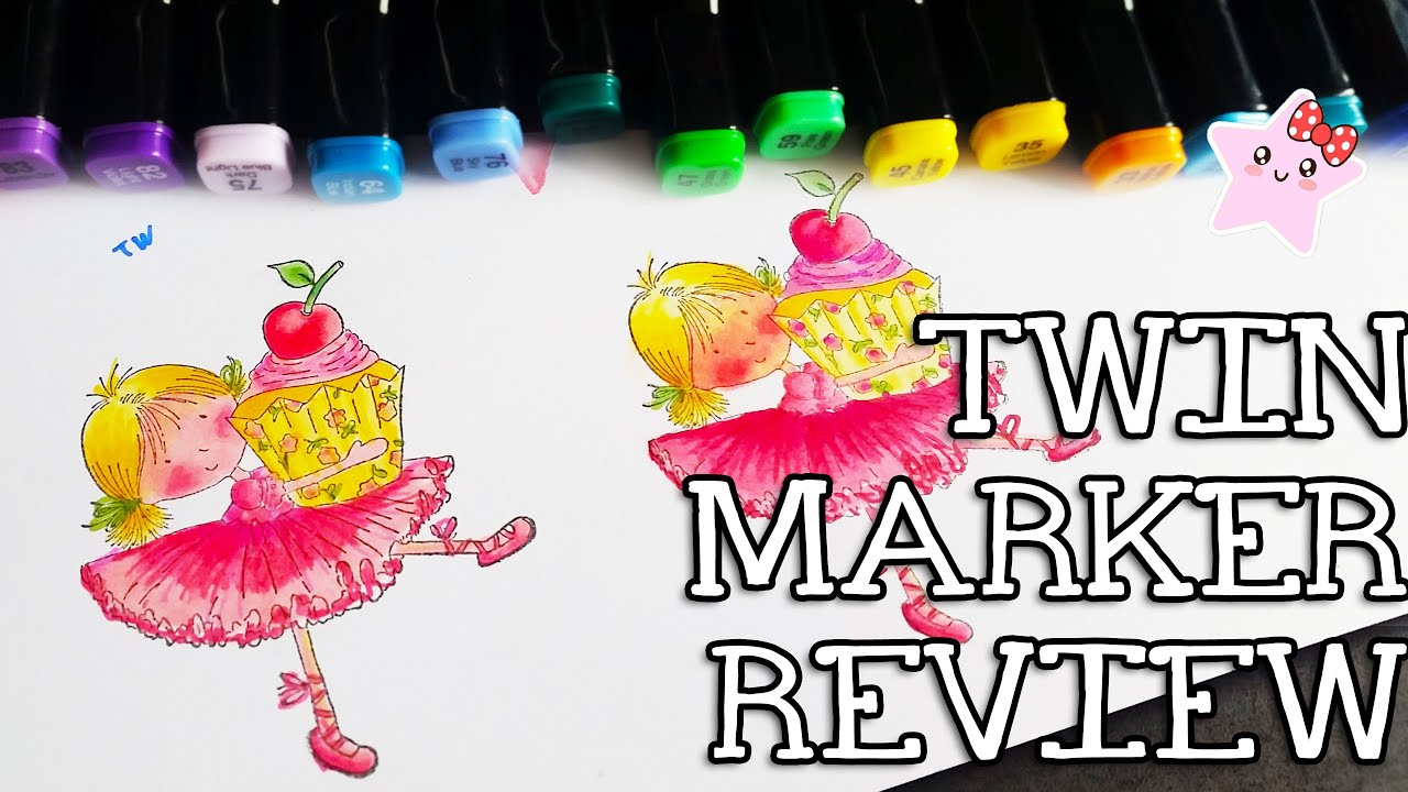 Review / budget tip: Twinmarkers Action, alcohol markers - Nobody ELSe