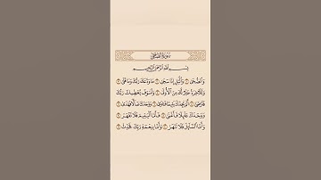 سورة الضحى #quran #رعد_الكردي #سعد_الغامدي #وديع_اليمني  #egzonibrahimi #ياسر_الدوسري #اسلام_صبحى