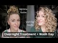 My Overnight Pre-Poo Treatment + Wash Day Routine