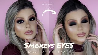 SMOKEY EYES DE UM JEITO TOTALMENTE DIFERENTE DE FAZER! SERÁ QUE DEU CERTO?