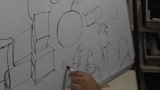 Getting comfortable with the whiteboard | Sketching, Doodling