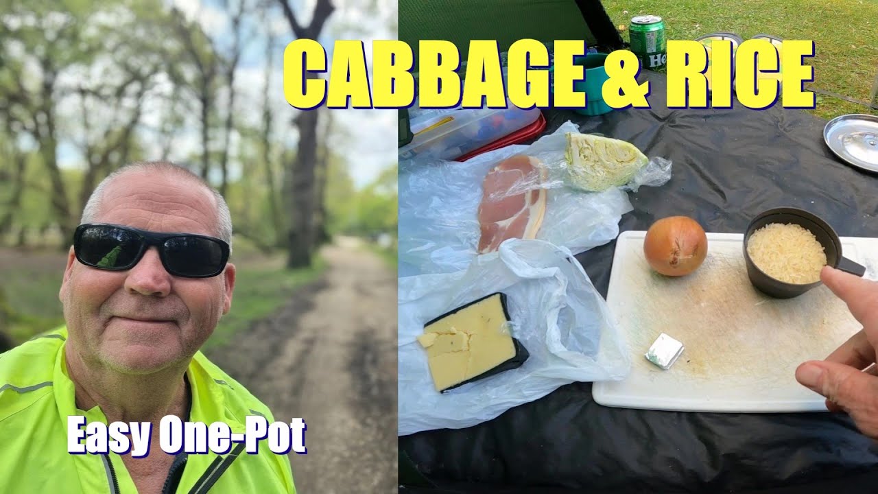 Easy One-Pot Cabbage & Rice | Camp Cooking For Bicycle Touring (it ...