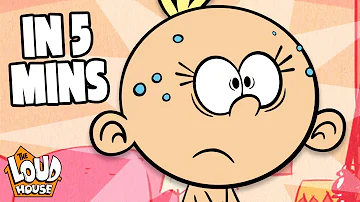 Changing The Baby In 5 Minutes! Lincoln & Lily | The Loud House