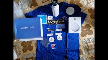 Google Devfest 2021 Swag Unboxing