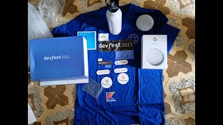 Google Devfest 2021 Swag Unboxing