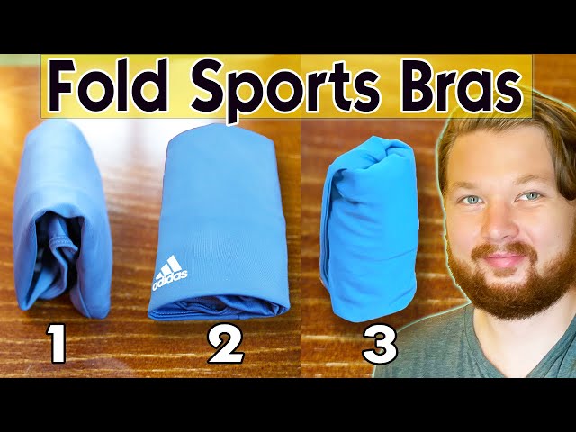 3 Ways to Fold Sports Bras (to Save Space) 