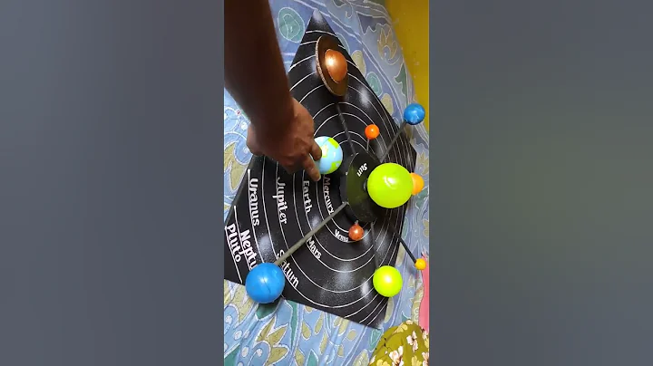 Solar System Model #reeart #solarsystem #planet #earth #sun #jupiter