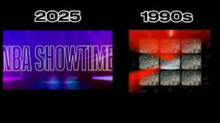 NBA On NBC intro 2025 vs. 1990s