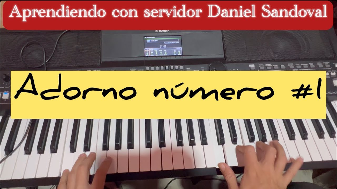 3 Adornos en mano derecha para coros sencillos. Primera parte.🎹
