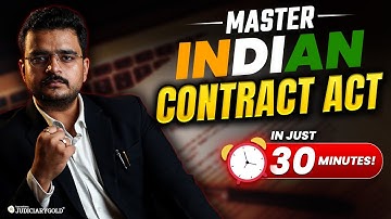 Indian Contract Act Quick Revision in 30 Minutes | Judiciary Exam 2025 Preparation | IEA Act 1872