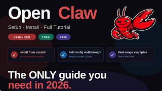 OpenClaw Tutorial for Beginners: Setup, Install & Full Walkthrough (2026)