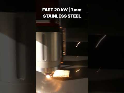Laser Cutting Stainless Steel 1mm FAST 20kW