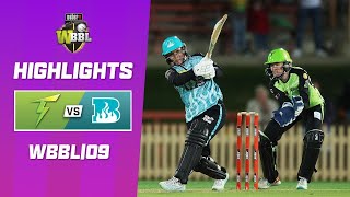 Sydney Thunder v Brisbane Heat | WBBL|09