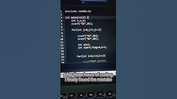 After 3 hours of coding, I finally found the mistake #shorts #shortsfeed #shortvideo