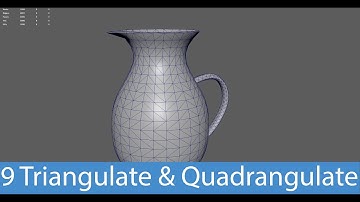 9 Triangulate and Quadrangulate Tools | Maya Tutorials [Hindi]