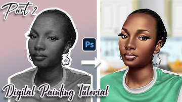 Photoshop Digital Painting Tutorial | Part 2