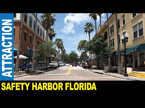 Safety Harbor Florida beautiful city settled in 1823 walking & driving tour | Jarek in Tampa Bay USA