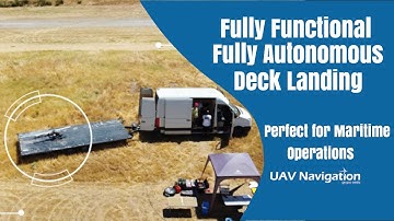 Real and Fully Automatic Landing on Moving Platforms for Complete Maritime Operations