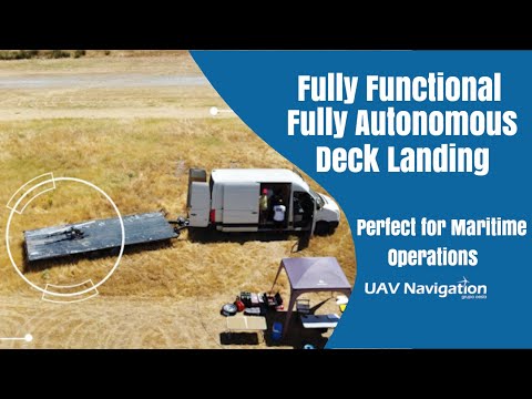 Real and Fully Automatic Landing on Moving Platforms for Complete Maritime Operations