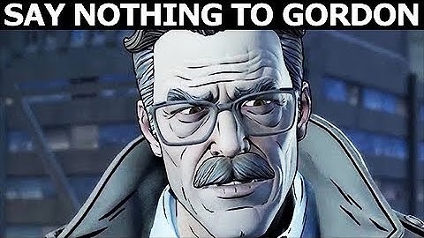 Say Nothing To Gordon - BATMAN Season 2 The Enemy Within Episode 2: The Pact (Telltale Series)