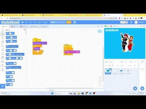 Tutorial: How to make Seasons Greeting Cards in CodeSkool Scratch