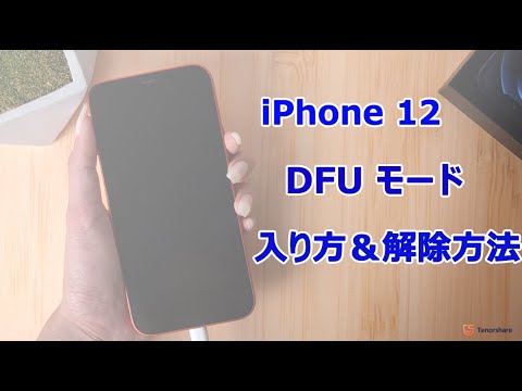 Iphone 12 Dfuモードの入り方 解除方法 Youtube