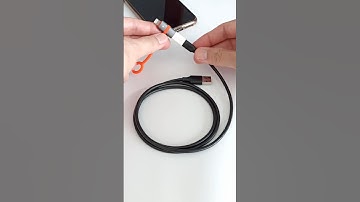 Unplug the micro USB to type-C adapter from the Lightning after using it on the iPhone #shorts