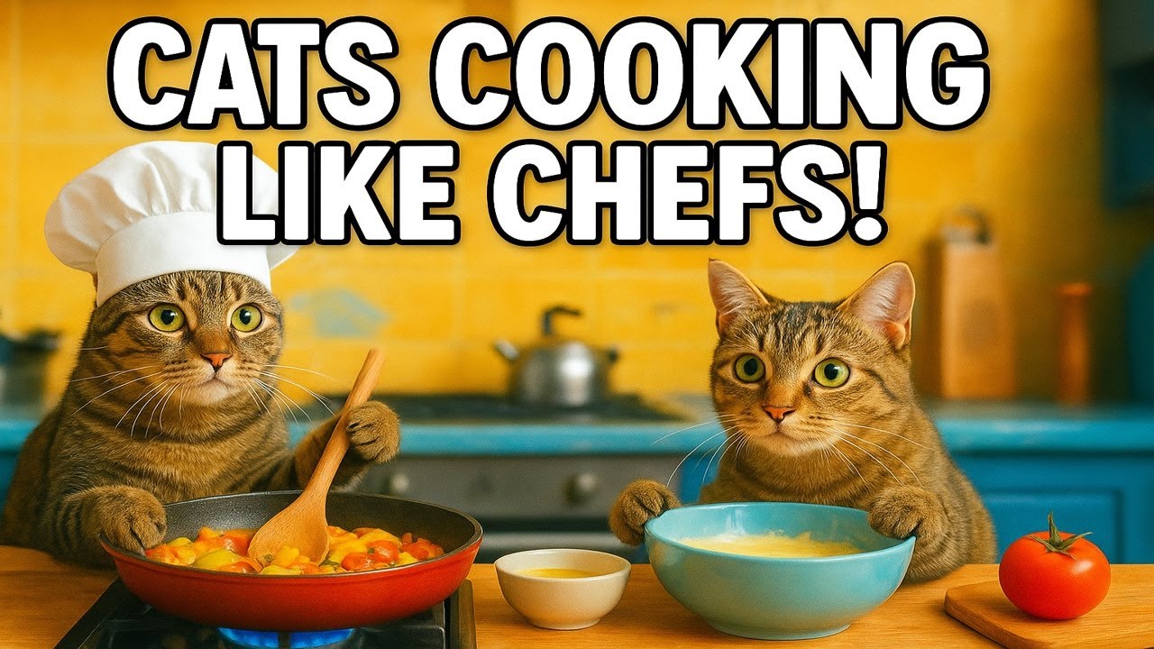 Cats Cooking Compilation – Cuteness Meets Culinary Skills