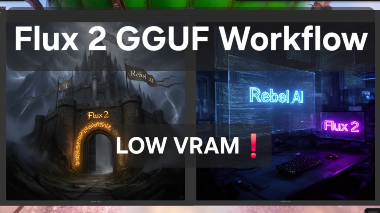 FLUX 2 GGUF For LOW VRAM! | Workflow Tutorial